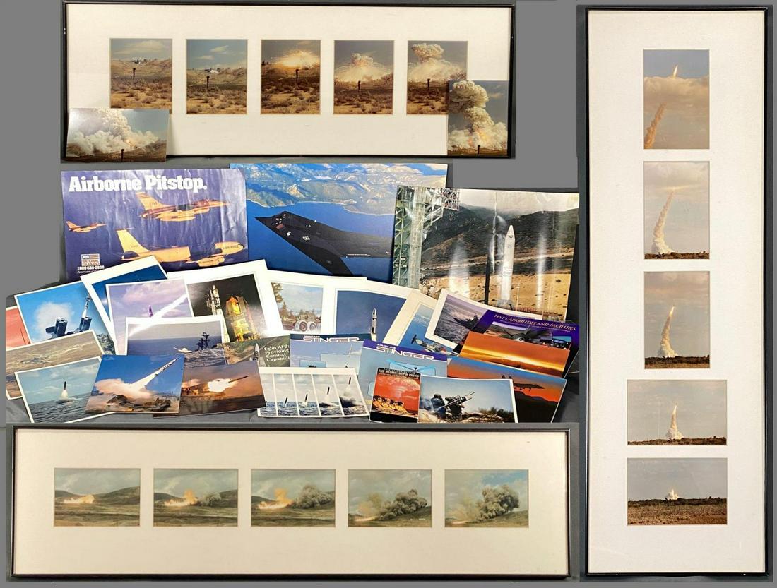 Large Grouping of Vintage Missile Photographs, (1 of 14)