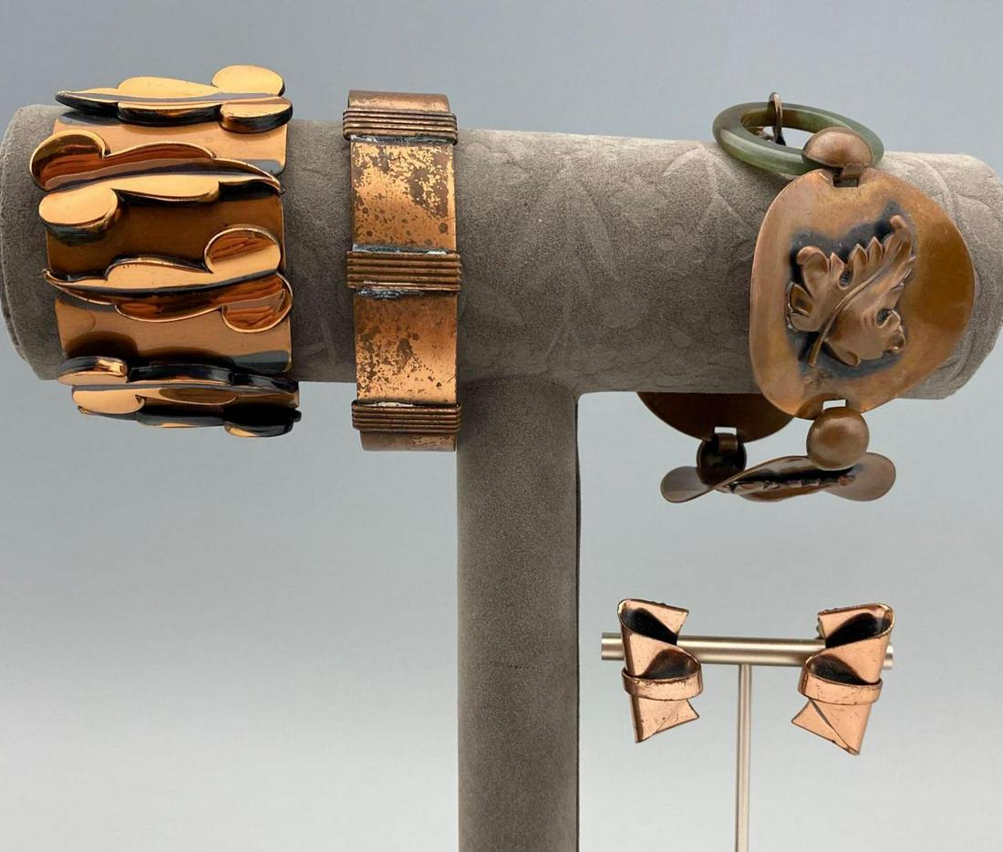 Vintage 5 Piece Copper Jewelry Lot (1 of 9)