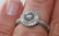 Art Deco Style Platinum Diamond Engagement Ring. 1.30ct - 9