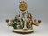 Antique French Mantle Clock with Porcelain Figures, - 3