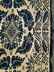 Antique Indigo Blue and Beige Coverlet - 20
