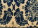 Antique Indigo Blue and Beige Coverlet - 5