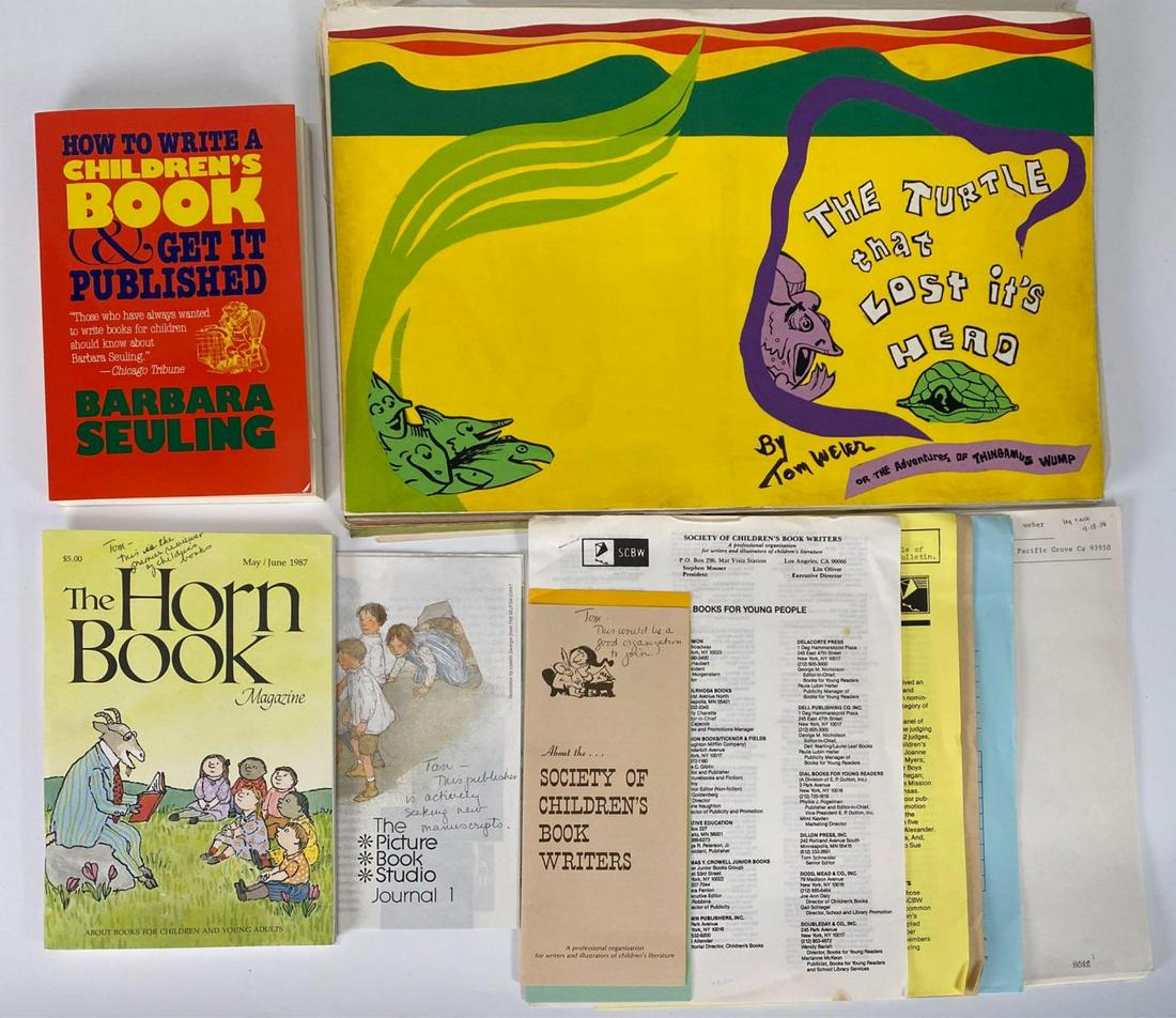 Tom Weber Children's Original Book Manuscript, "The (1 of 9)