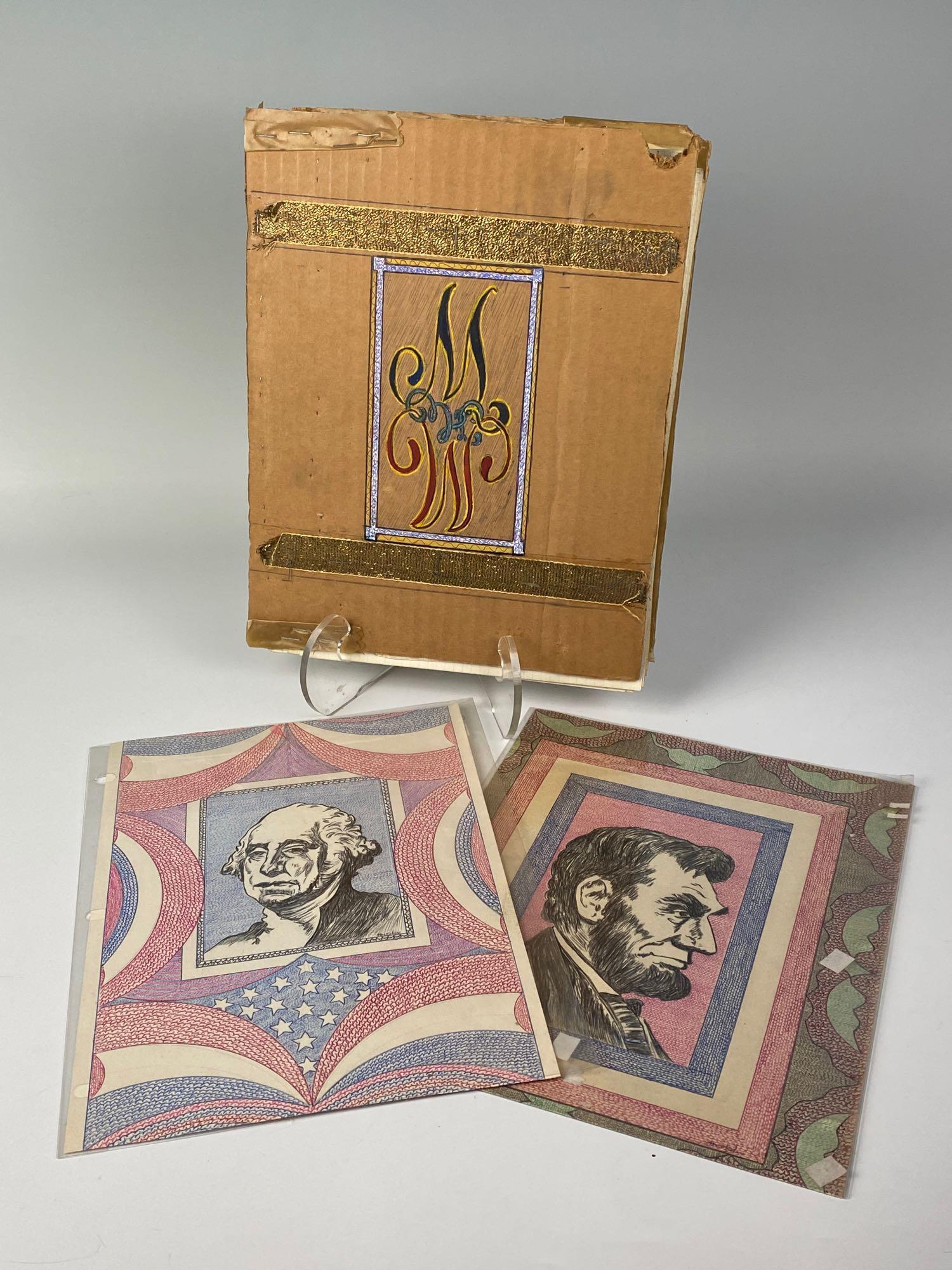 Handmade Book Containing More than 280 American Folk (1 of 11)