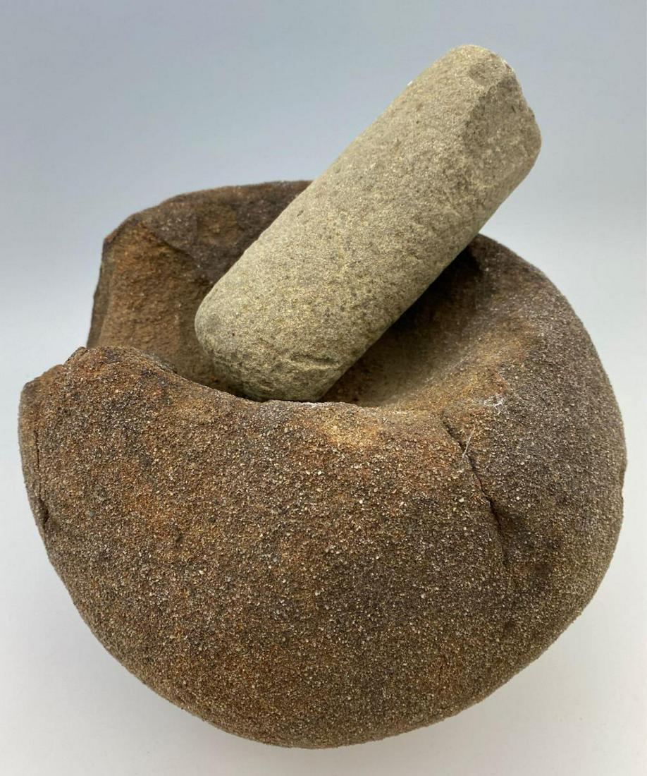 Santa Cruz Native American Ohlone Awaswas, Mortar and (1 of 9)