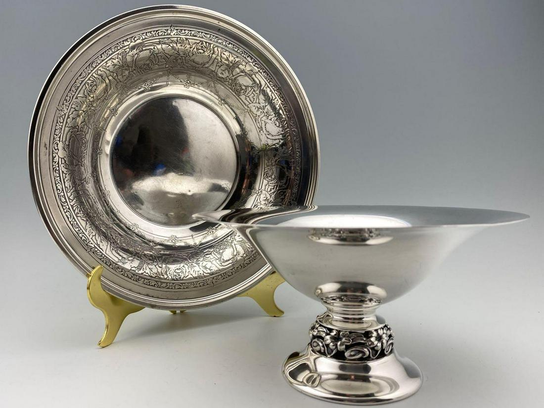 Sterling Silver Candy Dish and Bowl (1 of 11)