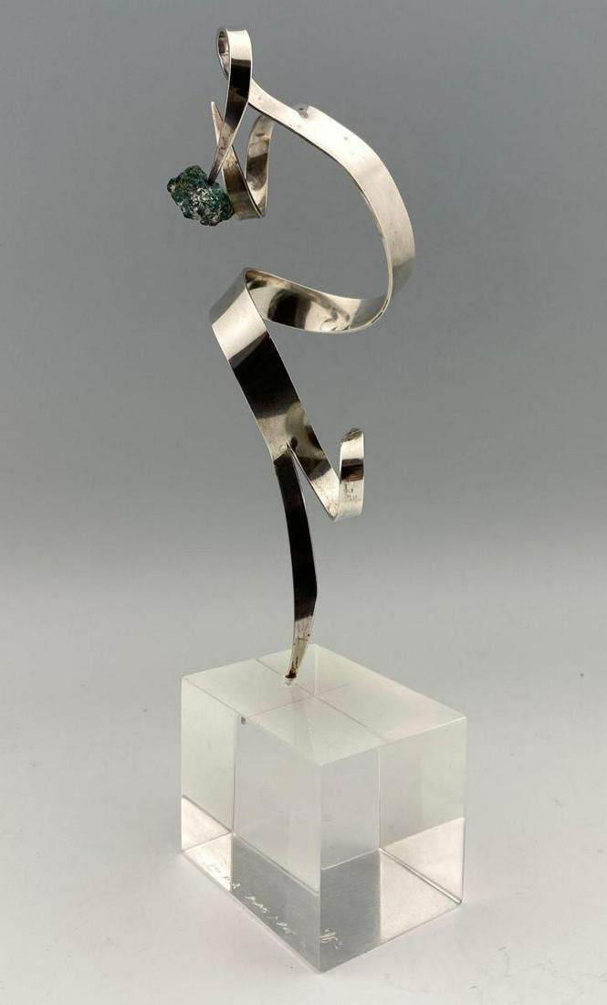 Biomorphic Ribbon Sculpture, Toby Heller, Polished (1 of 9)