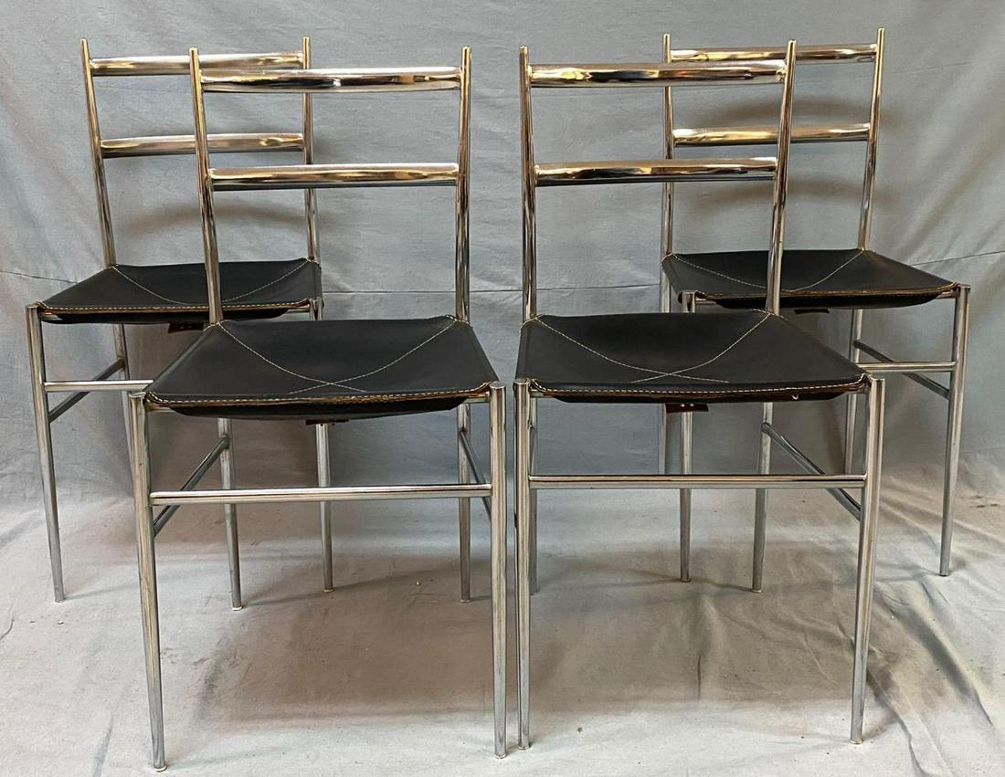 Set of Four Superleggera Dining Chairs, Gio Ponti, (1 of 20)