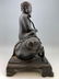 Chinese Ming Bronze Sculpture, Man on Mythical Beast, - 12