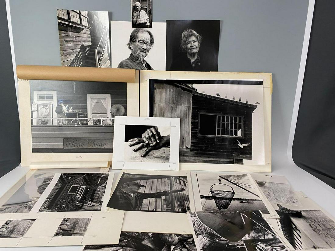 Grouping of Original Photographs with Artist Page Marks (1 of 15)