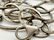 Sterling Silver Hand Hammered Link Necklace - 6