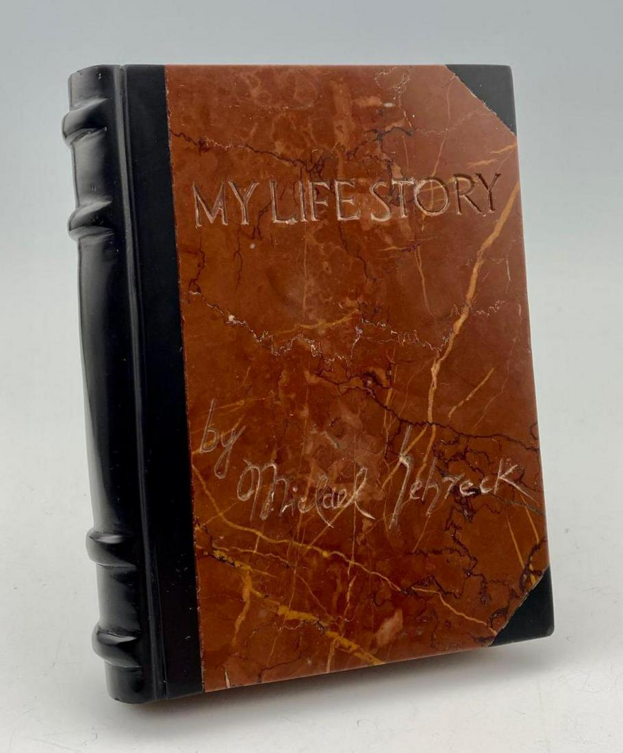 Michael Schreck, "My Life Story", Marble Sculpture of a (1 of 6)