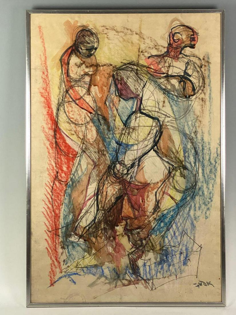 Abstract Figures, Ronald Satok, Mixed Media (1 of 13)