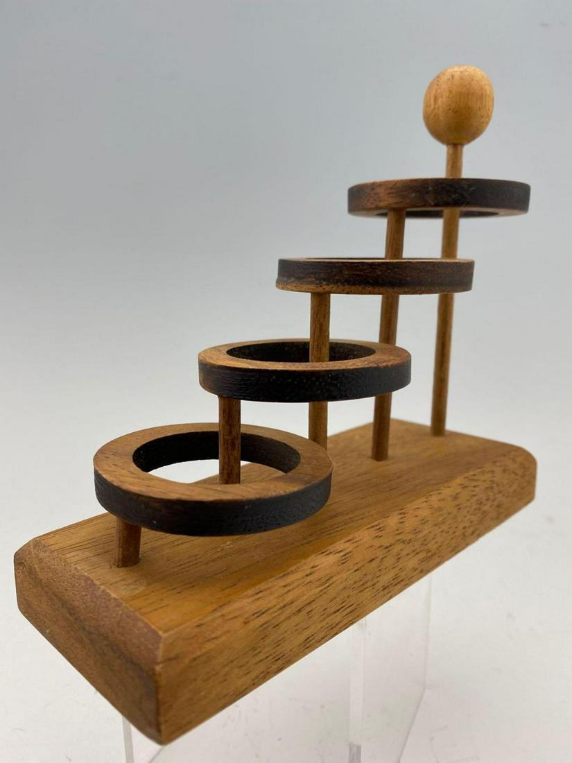 Spanish Constructivist Modernist Wood Sculpture, (1 of 7)