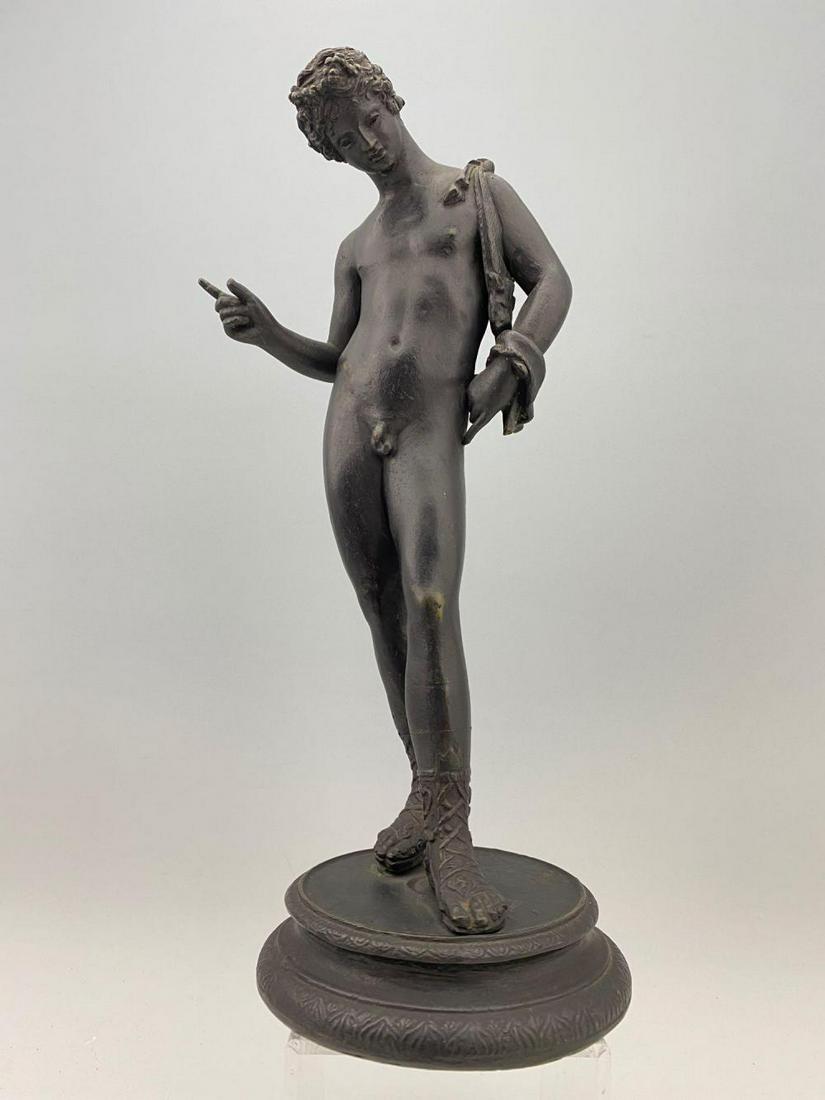 Napoli Bronze Narcissus 19th Century Grand Tour (1 of 9)