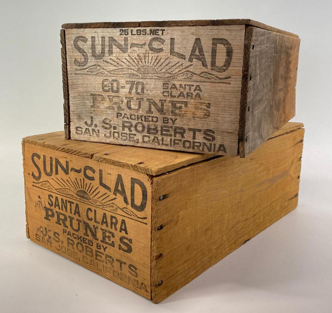 Vintage Wooden Sun Clad Crates (1 of 7)