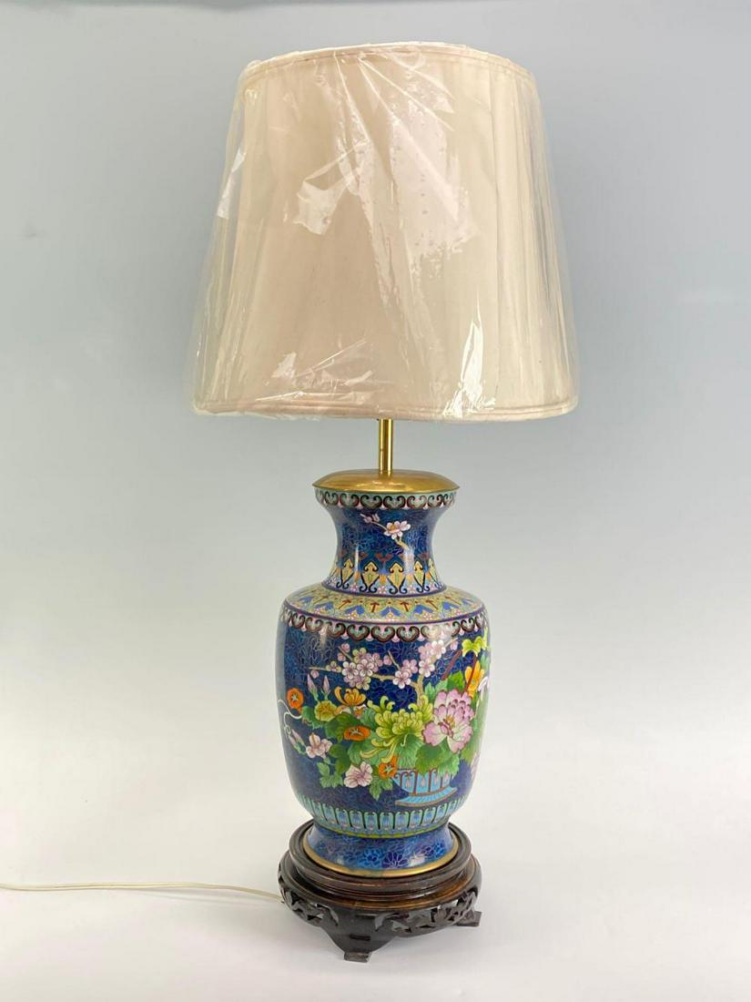 Chinese Cloisonne Lamp (1 of 12)
