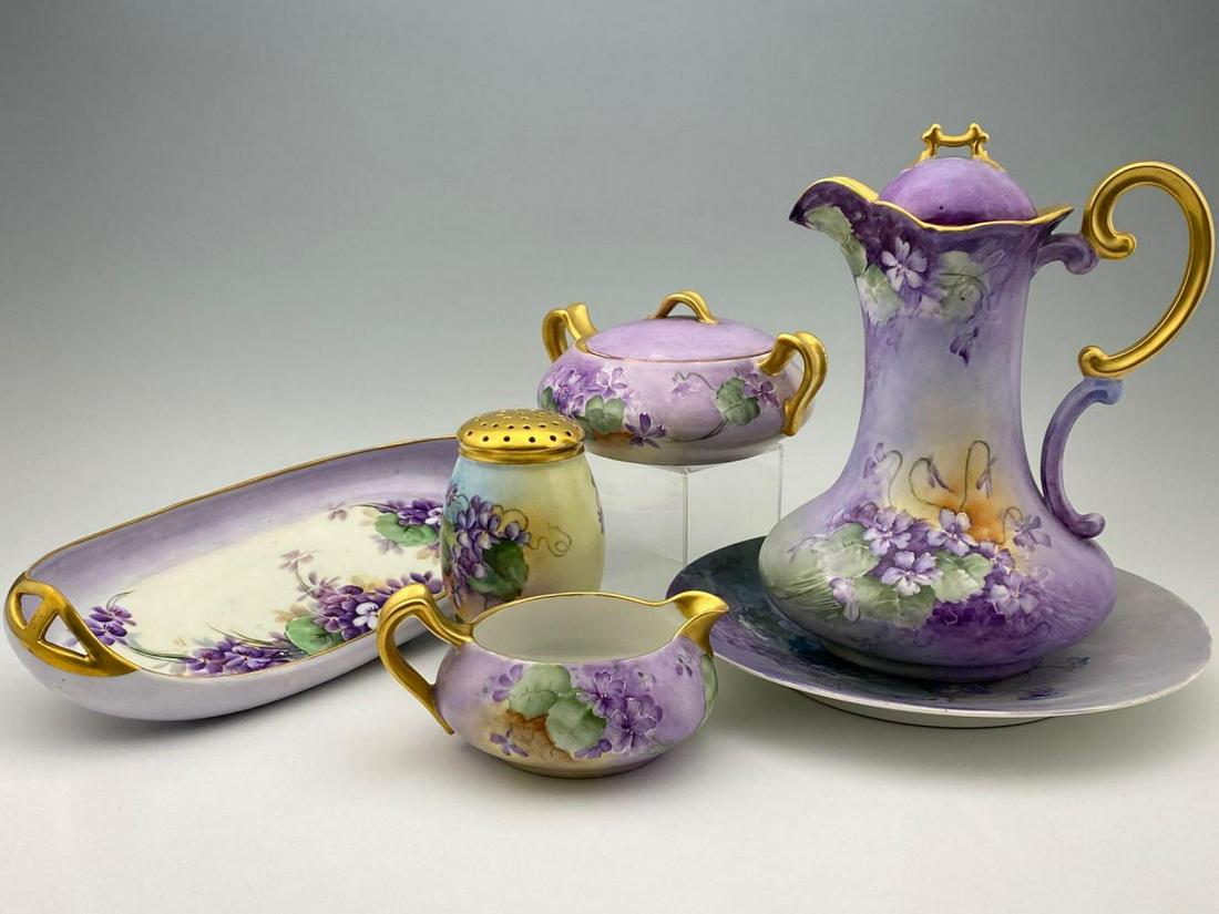 Lot of Continental European Purple Porcelain (1 of 20)