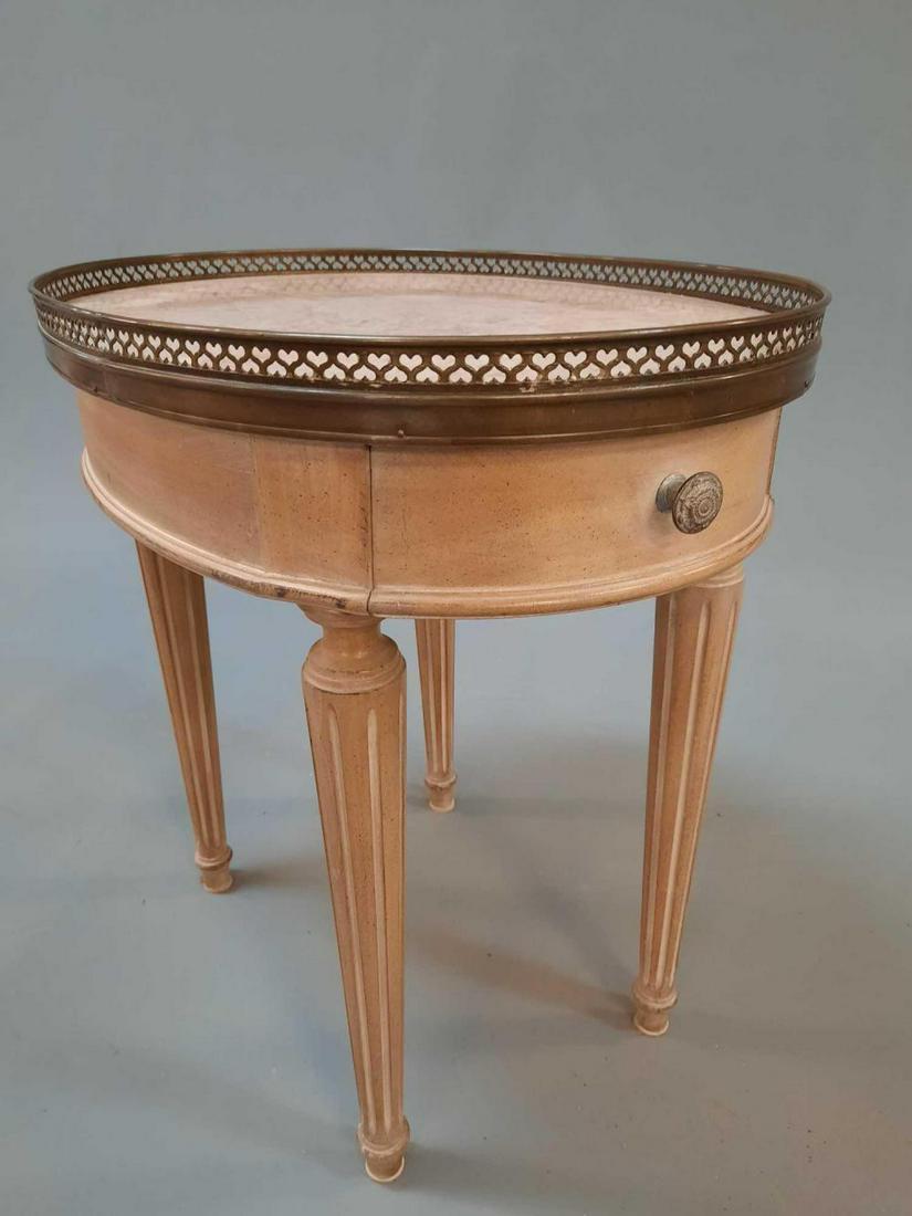 Neoclassical Continental Side Table, Marble Top with (1 of 11)