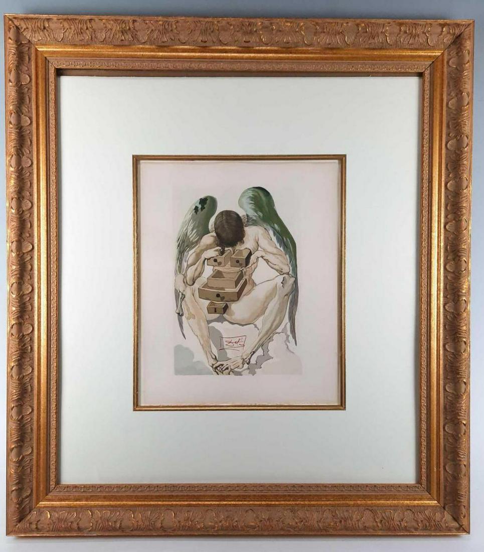 The Fallen Angel, After Salvador Dali, Lithograph on (1 of 6)