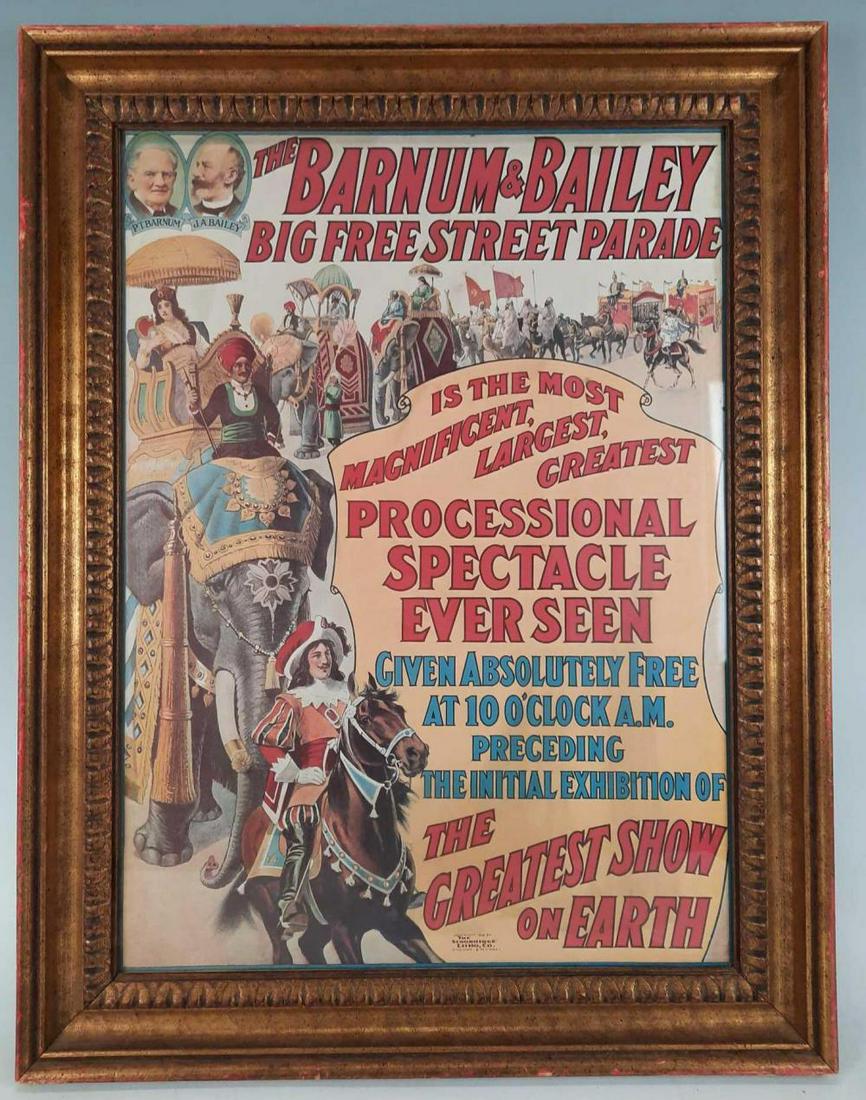 Barnum and Bailey Circus Poster, Street Parade (1 of 7)