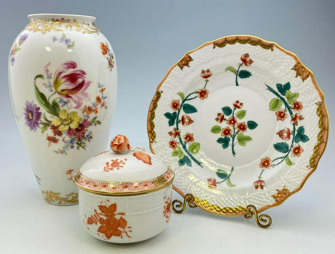 4 Pieces of Herend Porcelain (1 of 18)