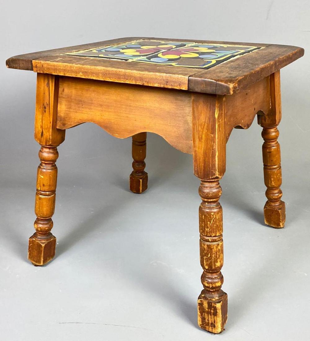 Mission Arts and Crafts Tile Top Side Table (1 of 8)