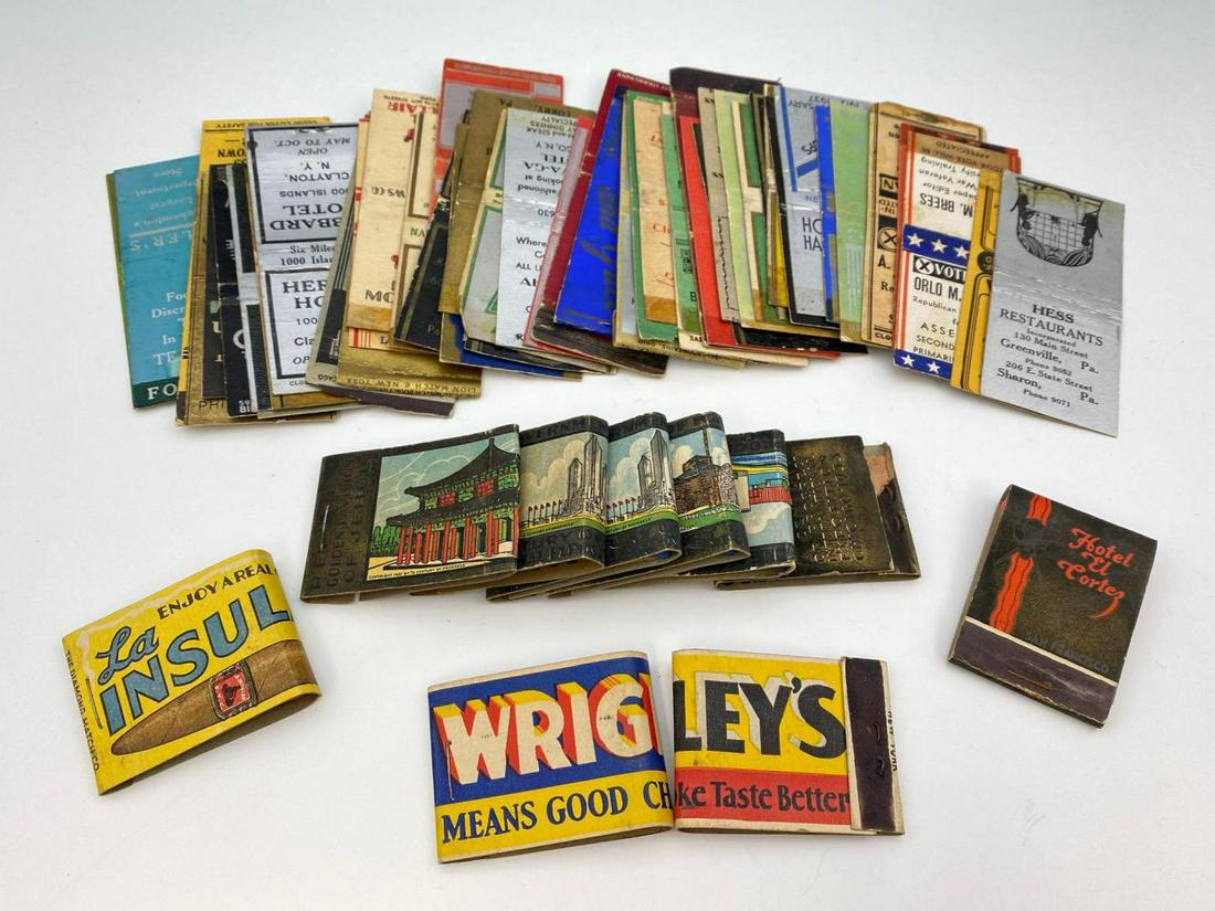 60 Vintage Matchbook Covers & Matchbooks (1 of 7)