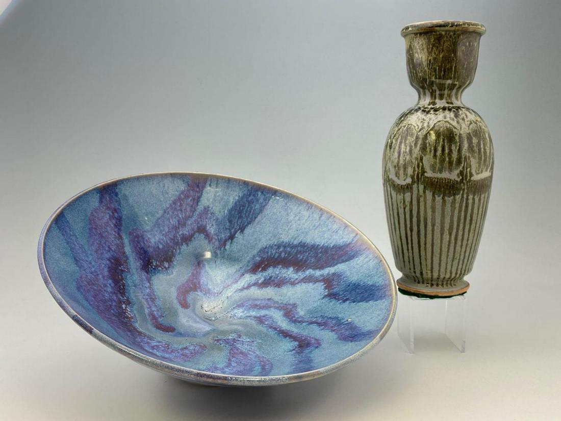 Two Mid Century Modern Art Pottery Items (1 of 11)