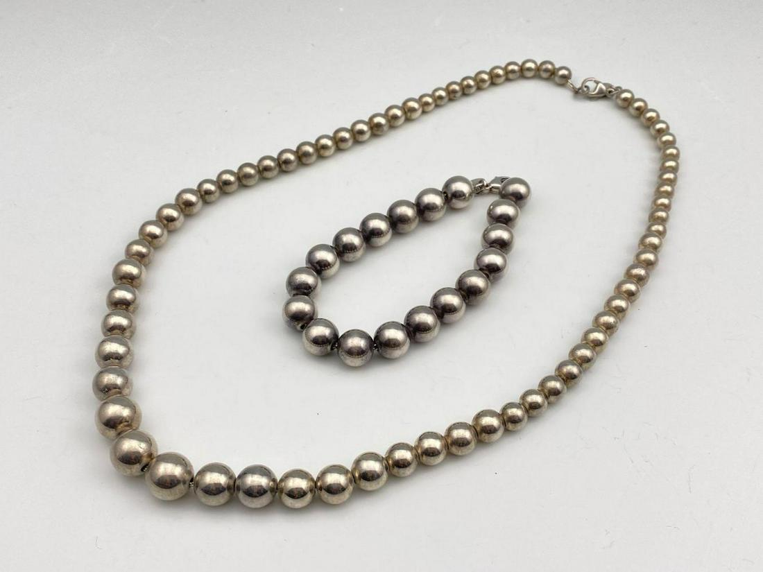 Tiffany & Co. Sterling Silver Necklace & Matching (1 of 5)