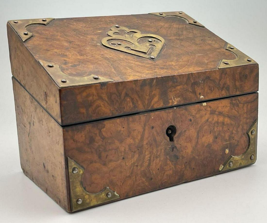 Antique Burlwood Box or Chest (1 of 7)