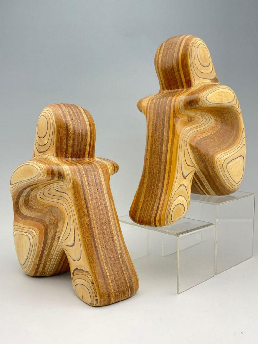 Robert Hargrave, Pair of Modernist Figural Bookends, (1 of 10)
