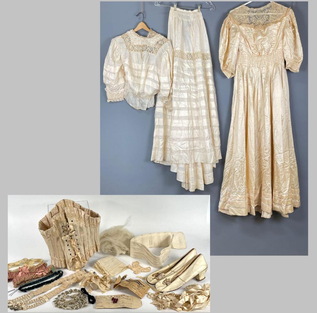 Antique Wedding Dress and Accessories (1 of 20)