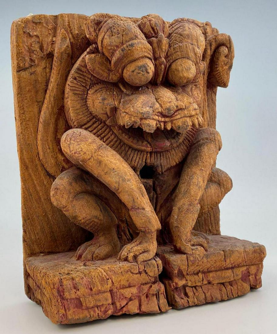 Antique Indonesian Carved Monkey or Beast Sculpture (1 of 9)