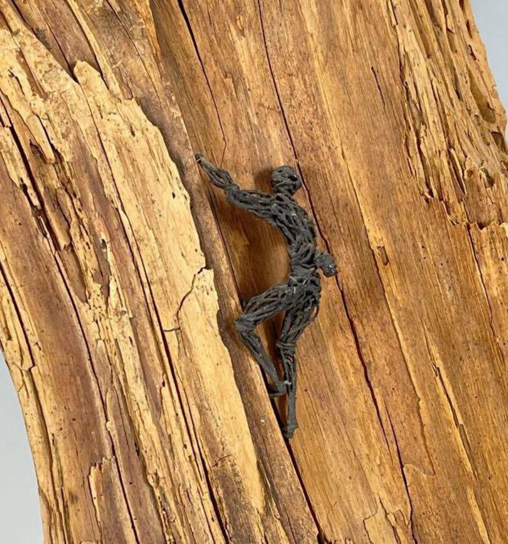 James Flaherty, Bronze Brutalist Sculpture of a (1 of 10)