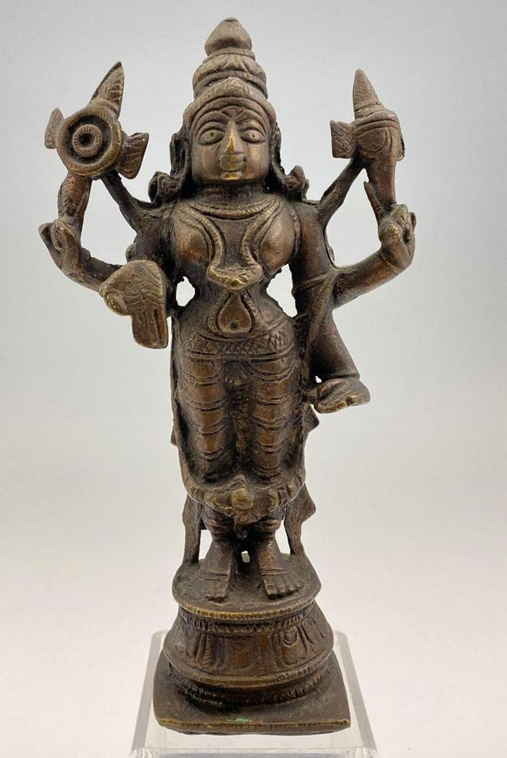 Antique Nepalese or Sino-Tibetan Bronze Shiva Figure (1 of 10)