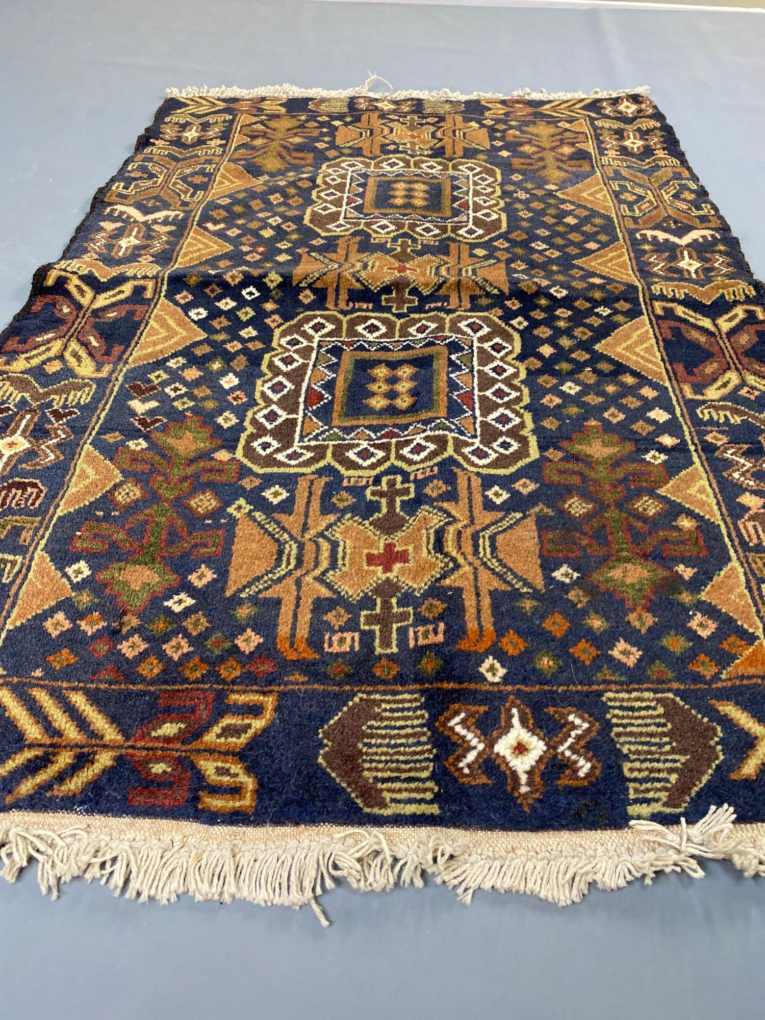 Vintage Afghan  Balouch Wool Rug (1 of 15)