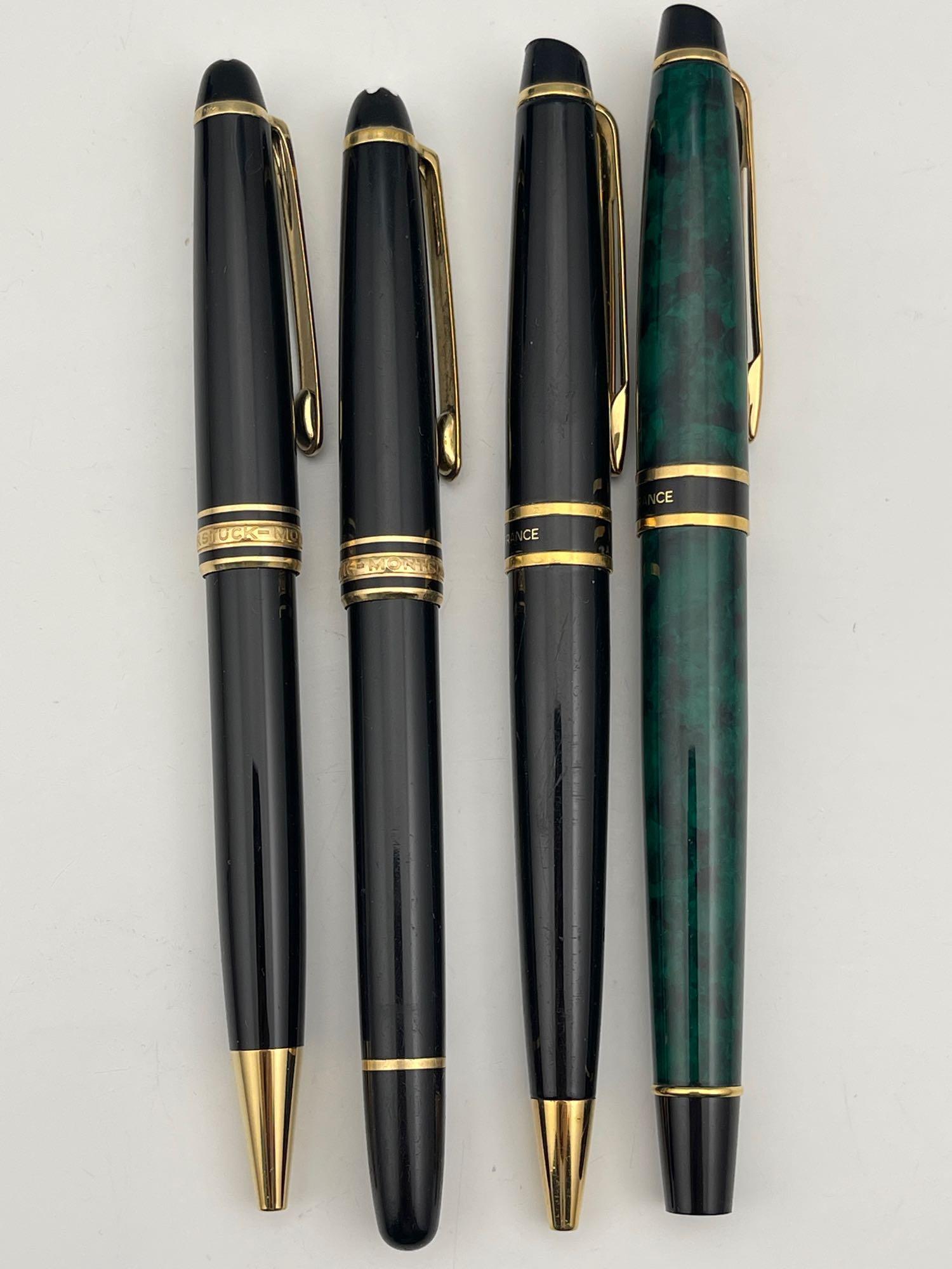 Lot of 4 Montblanc and Waterman Pens (1 of 10)