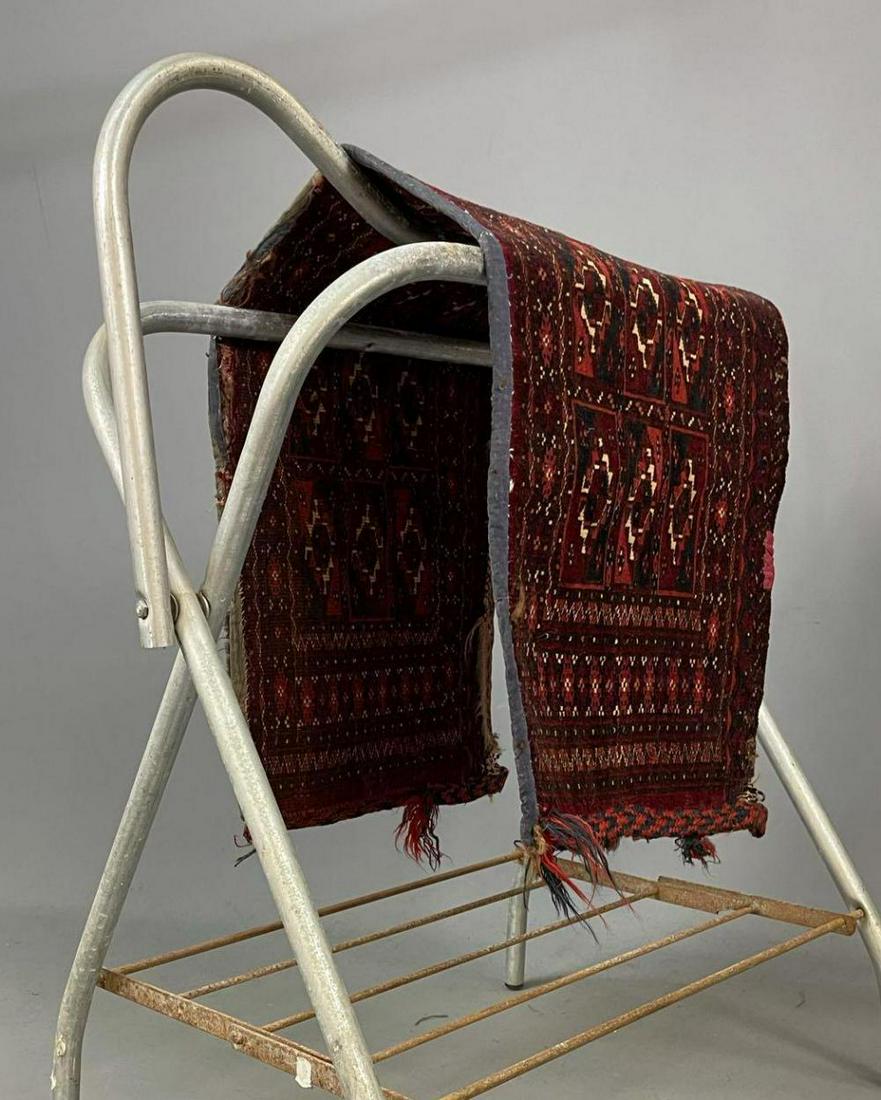 Persian Saddle Blanket, With Colors Of Maroon, Navy (1 of 18)