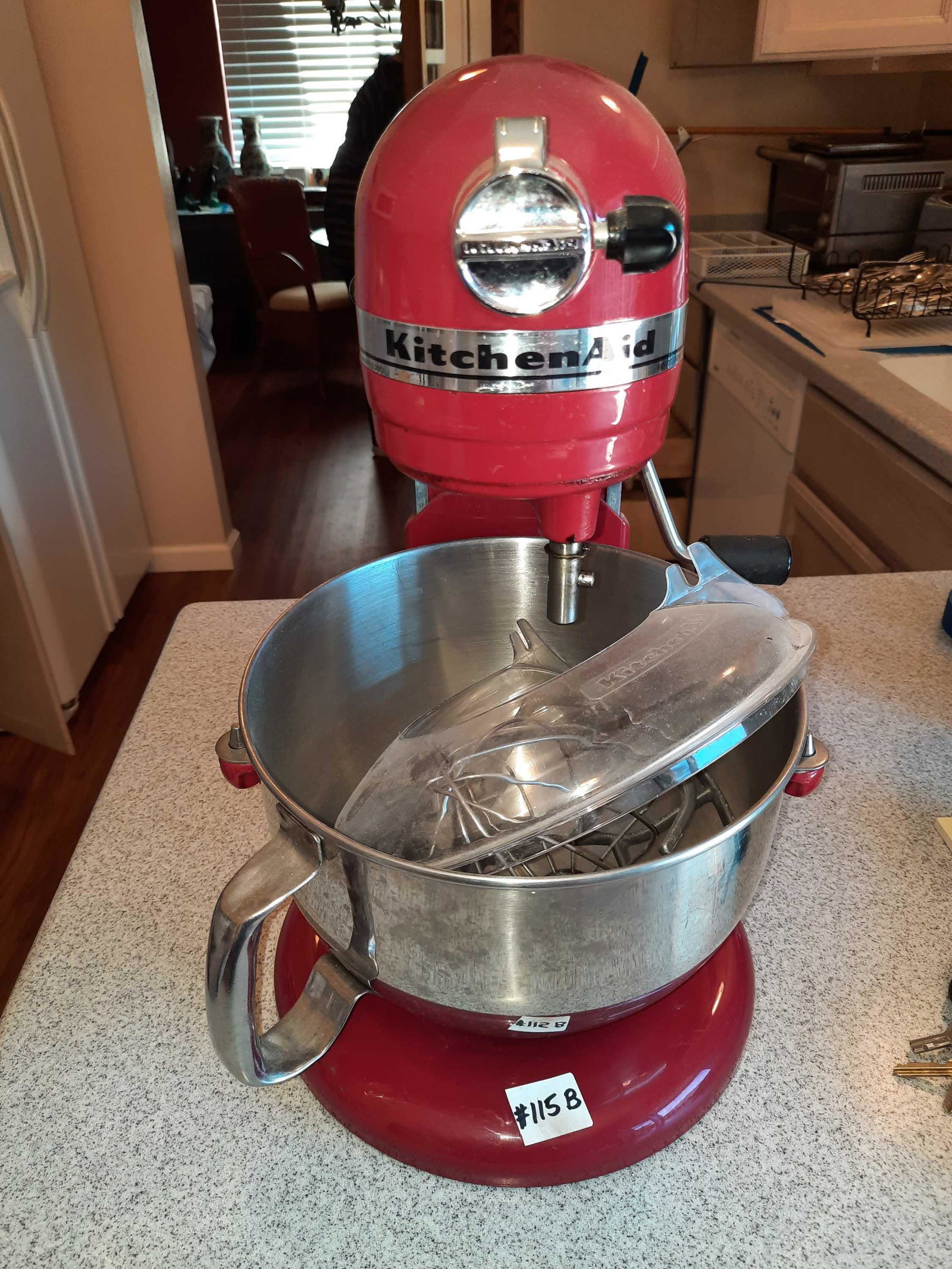 Red Professional  Kitchen Aid Standing Mixer (1 of 6)
