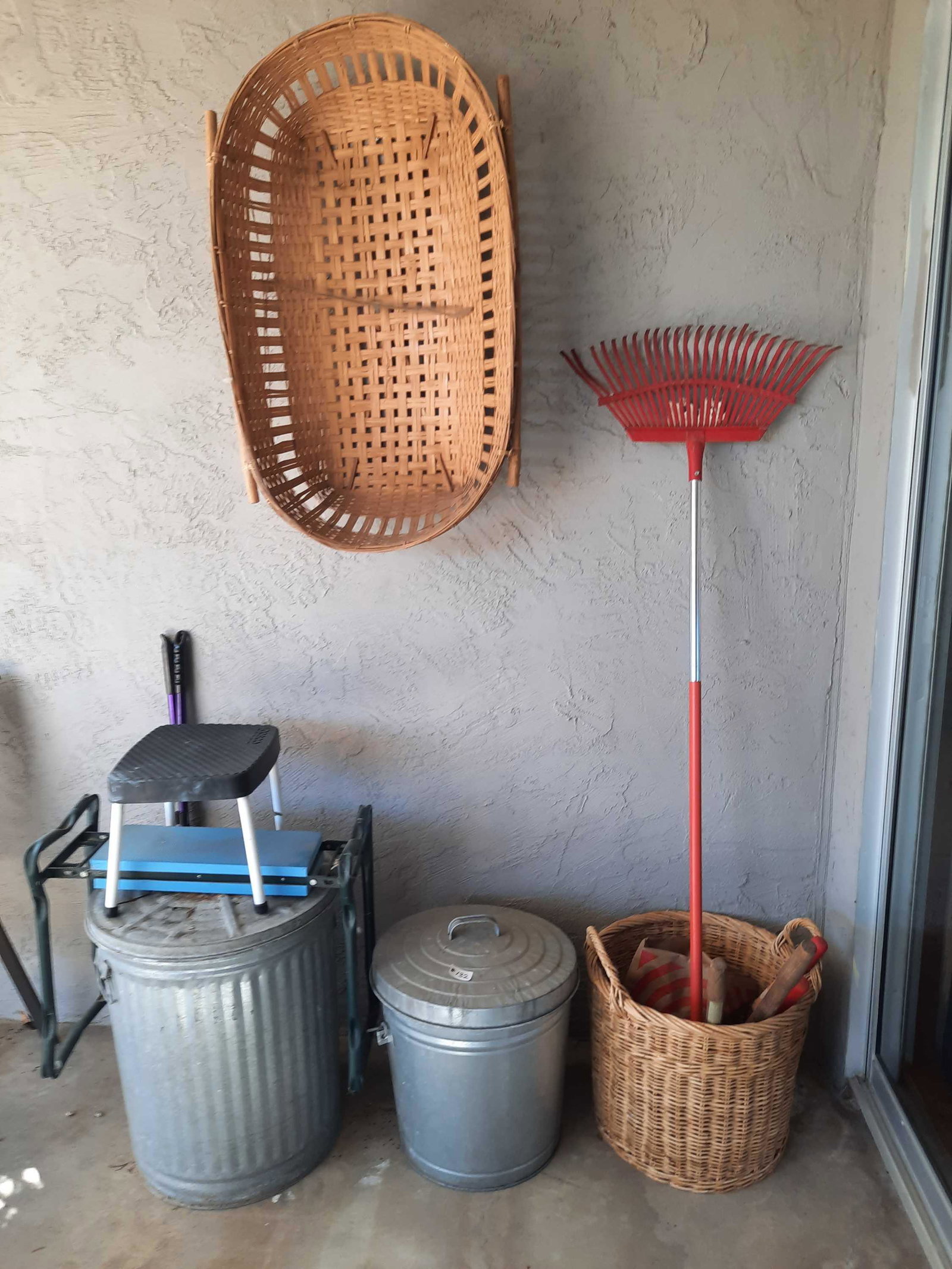 Garden lot Including Tools, Cans, Baskets and More: Garden lot Including Tools, Cans, Baskets and More. NO Shipping