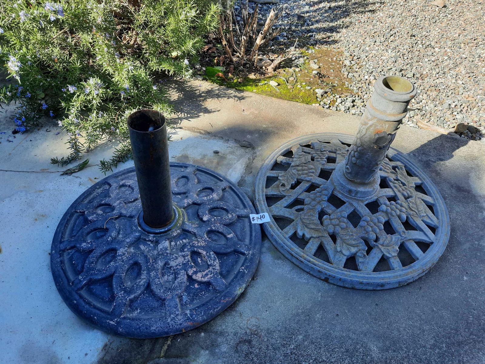 Two Umbrella Stands, One Cast Iron. (1 of 1)