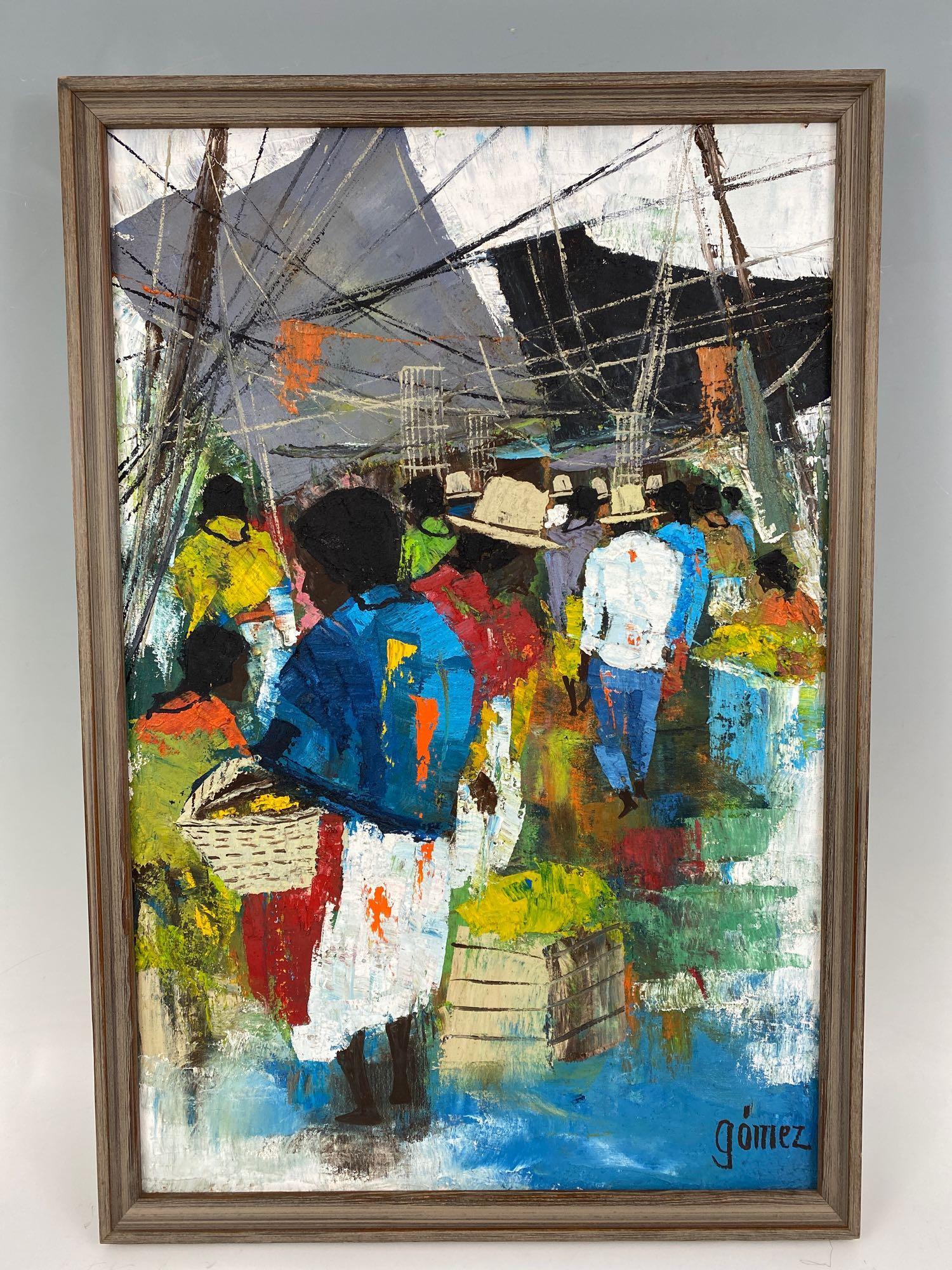 Mexican Modernist Impressionist Oil On Canvas, Gomez (1 of 7)