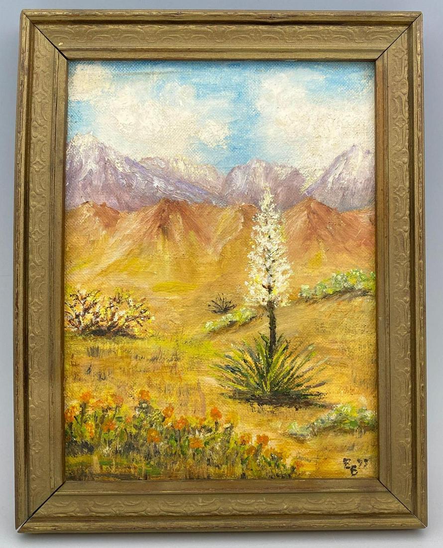 California Plein Air Landscape With Flowering White (1 of 4)