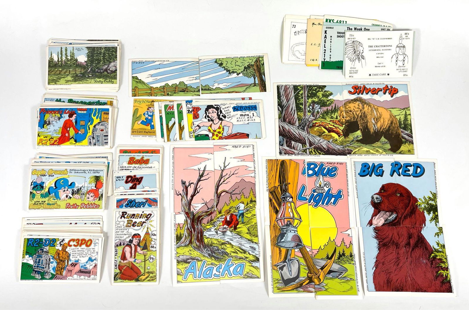 Large Collection Of Ham Radio Cards (1 of 13)