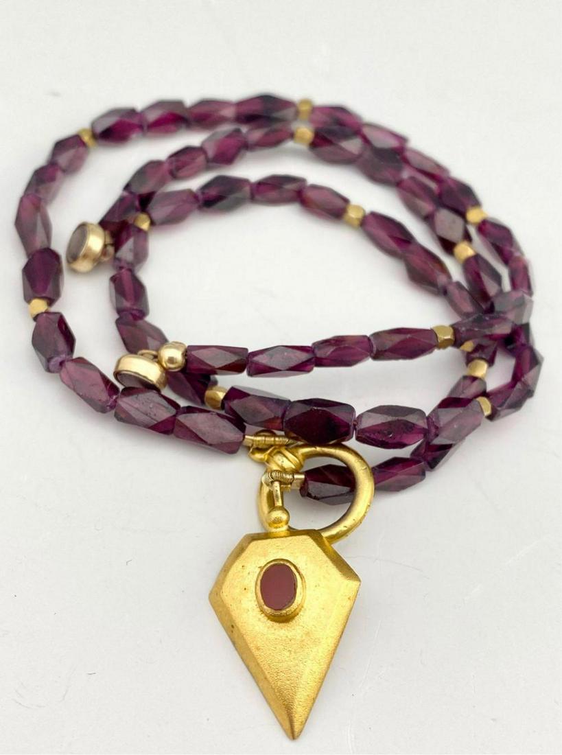 Vermeil Ruby Necklace (1 of 8)
