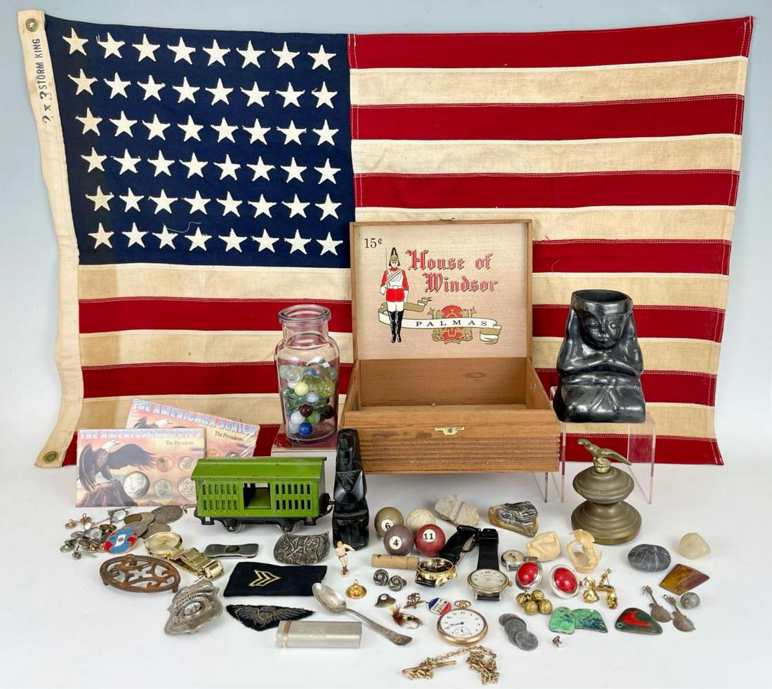 Epic Men's Lot Including Cartier Lighter, Steel (1 of 18)