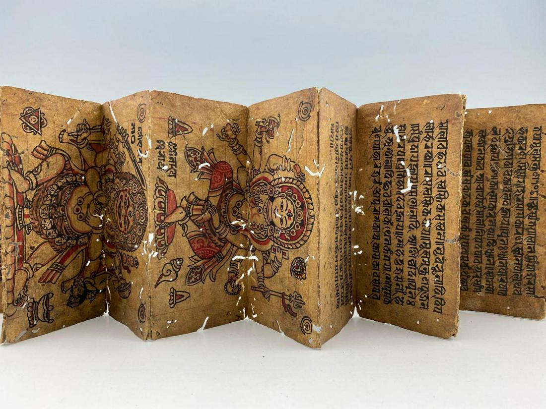 Fine Antique Nepali Illustrated Buddhist Text (1 of 17)