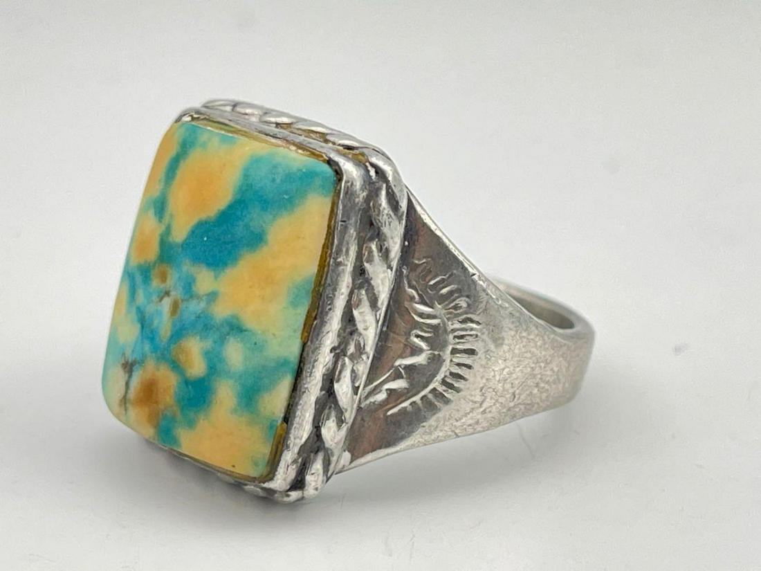 Older Native American Sterling Silver Ring Set With (1 of 6)