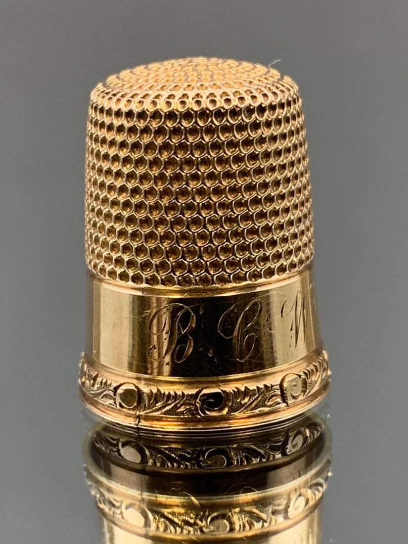 14k Gold Thimble, 3.9g (1 of 4)